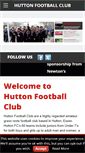 Mobile Screenshot of huttonfc.com